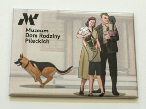 Magnes z postaciami z filmu „Tajemnica Bohatera”